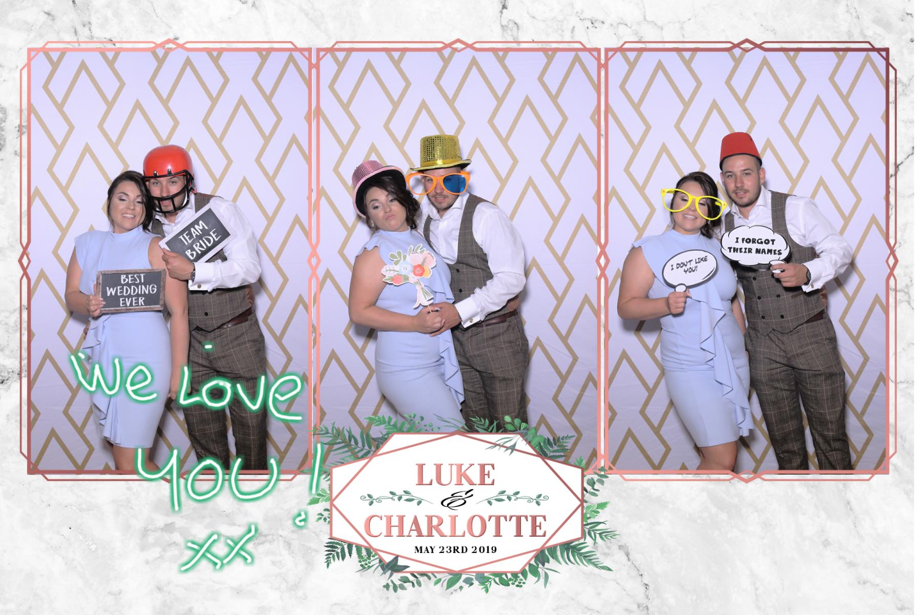 Luke and Charlotte | View more photos from the event at gallery.blissbooth.co.uk/u/BlissBooth/Luke-and-Charlotte